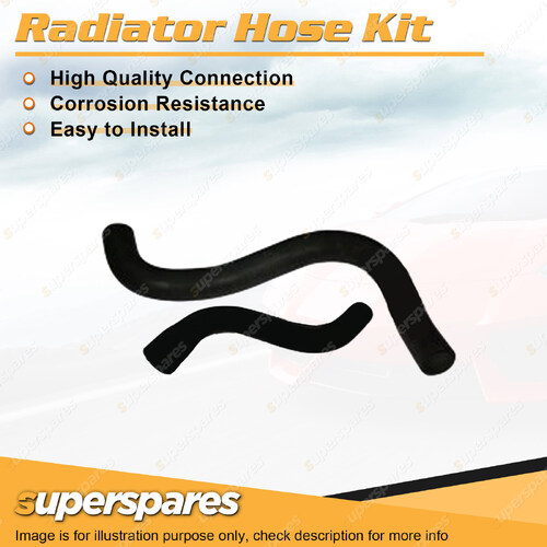 Upper+Lower Radiator Hose for Mitsubishi Pajero iO QA 1.6L MPFI 4G18 1999-2001