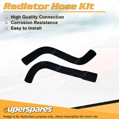Upper+Lower Radiator Hose Kit for Nissan Urvan 1.6L OHV Carb J16 1980-1982