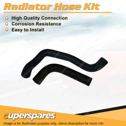 Upper+Lower Radiator Hose Kit for Nissan Urvan 2.0L OHV Carb H20 1976-1980
