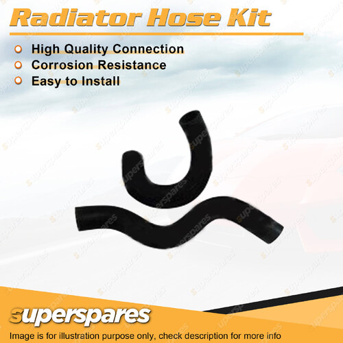 Upper+Lower Radiator Hose for Nissan Pulsar N12 Coupe 1.5L Carb E15S 1983-1986