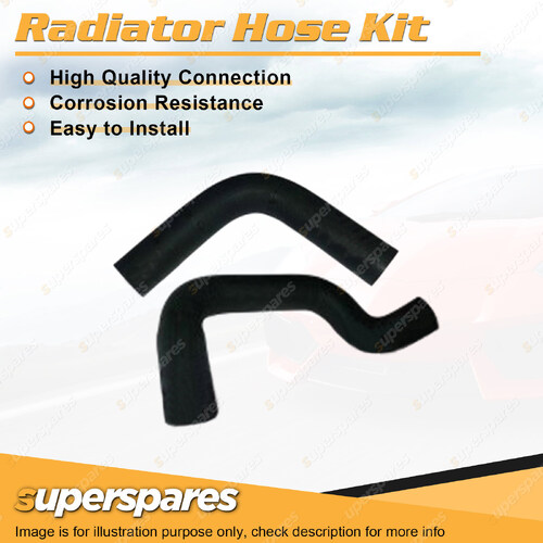Upper+Lower Radiator Hose Kit for Toyota Corona TT141 1.8L OHV Carb 3T 1982-1985
