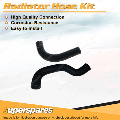 Upper+Lower Radiator Hose for Toyota Lite Ace KM20R 1.3L OHV Carb 4K 1980-1985