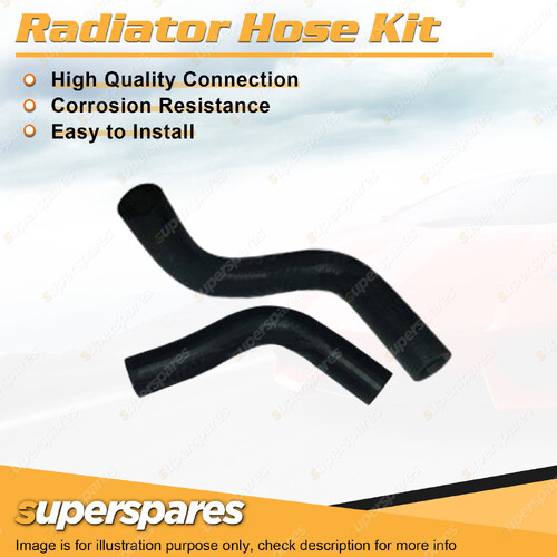 Upper+Lower Radiator Hose for Toyota Hilux RN20 RN25 1.6L OHV Carb 12R 1975-1978