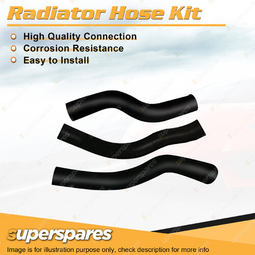 Upper+Lower Radiator Hose for Toyota Hilux Surf LN130R 2.4L 2L-T 2L-TE 1989-1993
