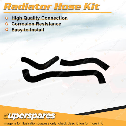 Upper+Lower Radiator Hose for Toyota Tarago TCR21R 2.4L MPFI 2TZ-FE 1990-1992