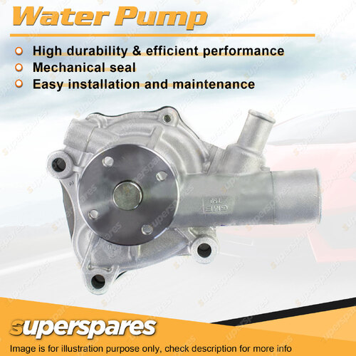 Superspares Water Pump for Toyota Liteace KM20 1.3L OHV 8V 4K 4Cyl Petrol 79-85