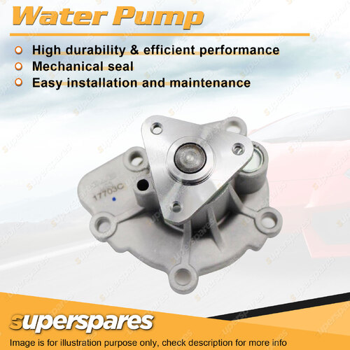 Water Pump for Citroen C4 AIRCROSS 2.0L DOHC 16V 4B11 4Cyl Petrol 12-14