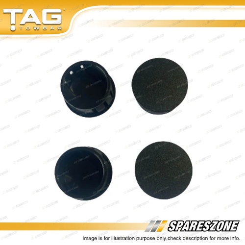 4 Pieces of TAG DPT1250 Domed Blank Plugs for Rear Step - No RSM Required