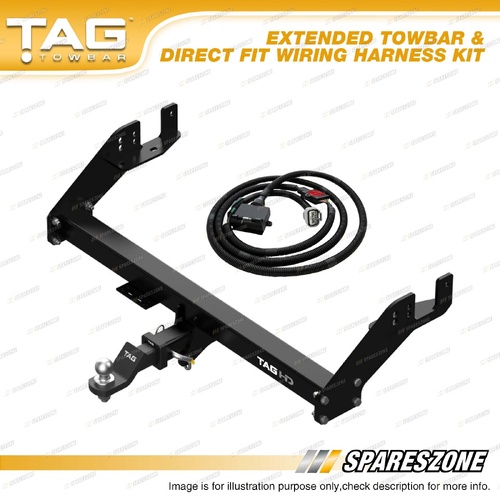 TAG Extended Towbar Kit for Isuzu D-Max TFR TFS 4JJ3-TCX RZ4E-TC 4Cyl 2020-On