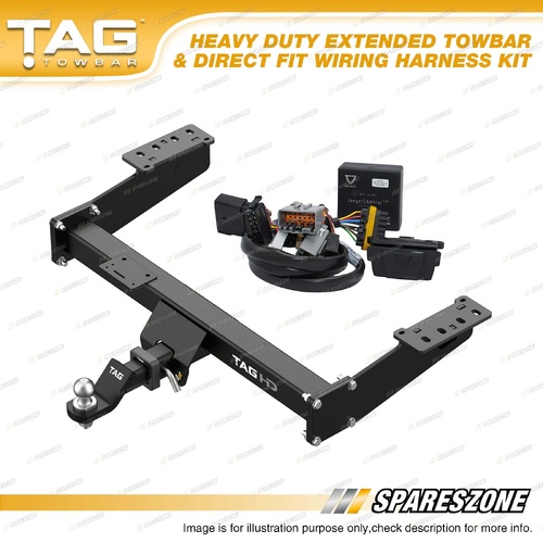 TAG Heavy Duty Extended Towbar Kit EJ Wiring for Volkswagen Amarok NF 2022-On