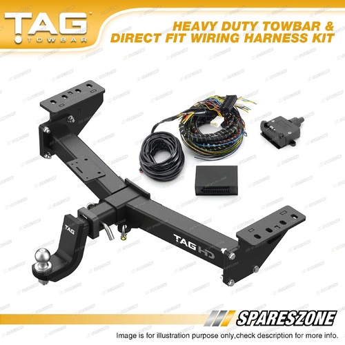 TAG Heavy Duty 3-Piece Towbar Brink Wiring for Volkswagen Amarok NF Cab Chassis