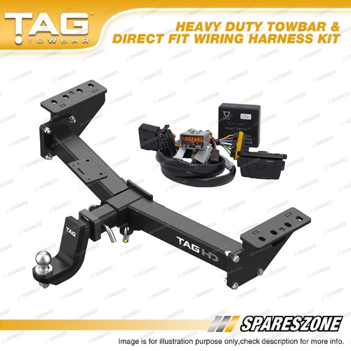 TAG Heavy Duty 3-Piece Towbar Kit EJ Wiring for Ford Ranger PY T6.2 2022-On