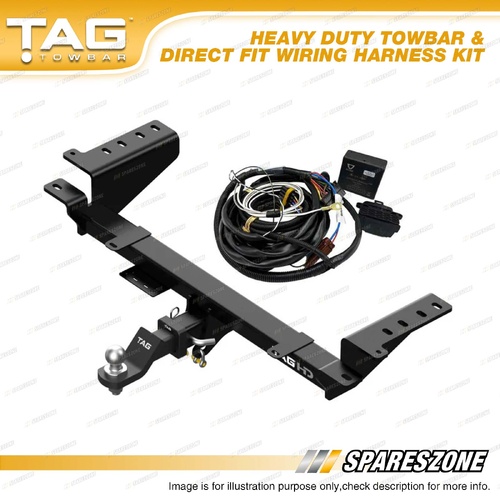 TAG Heavy Duty Towbar & Direct Fit Wiring Kit for Ford Ranger PY T6.2 Ute 25-On