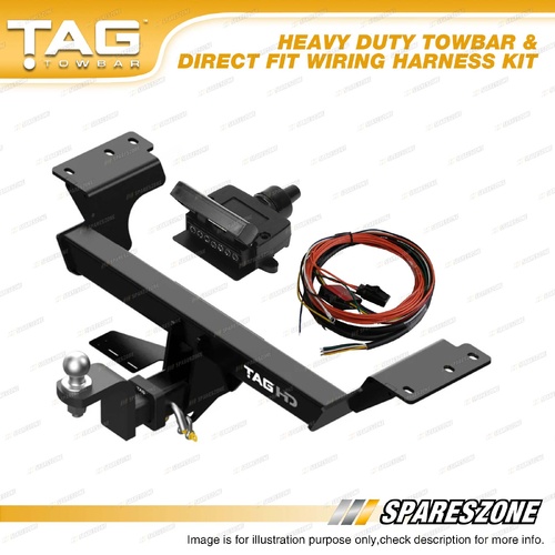 TAG Heavy Duty Towbar & Direct Fit Wiring Kit for Haval Jolion 1.5L Hybrid 21-On