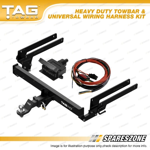 TAG Heavy Duty Towbar & Universal Wiring Kit for Toyota Camry AXVA70 ASV70 GSV70