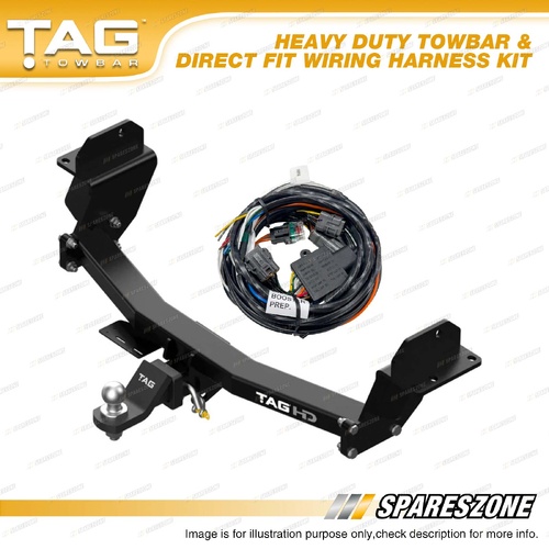 TAG Heavy Duty Towbar & Direct Fit Wiring Kit for Ssangyong Musso Q2 QK 2018-On