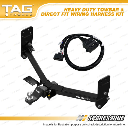 TAG Heavy Duty Towbar & Direct Fit Wiring Kit for GWM Cannon Alpha 2.0L 2.4L
