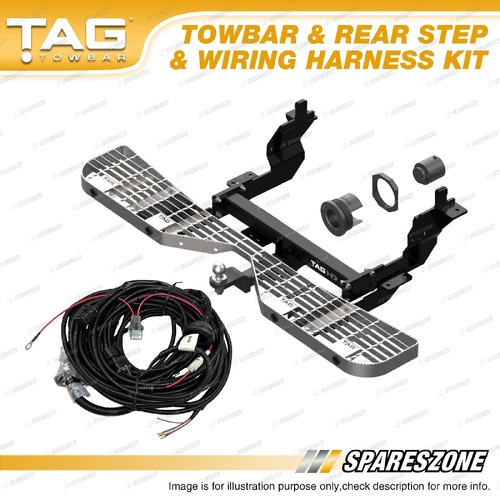 TAG Heavy Duty Towbar & Rear Step & Wiring Kit for LDV Deliver 9 2.0L Van 20-On