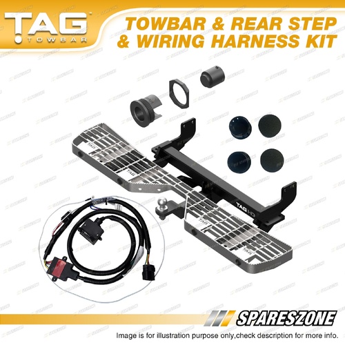 TAG Heavy Duty Towbar & Rear Step & Wiring Harness Kit for LDV Deliver 7 NA Van