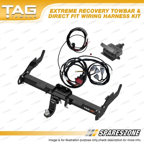 TAG Heavy Duty Towbar & Direct Fit Wiring Kit for Toyota Hilux N80 N90 GUN TGN