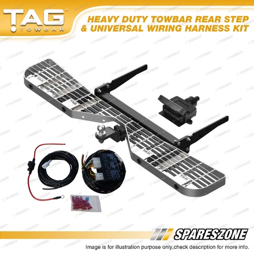 TAG Heavy Duty Towbar & Rear Step Kit for Volkswagen Transporter T5 T6 2004-On