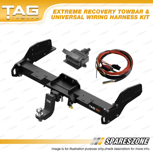 TAG Extreme Recovery Towbar & Universal Wiring for Jeep Gladiator JT 3.6L 20-On