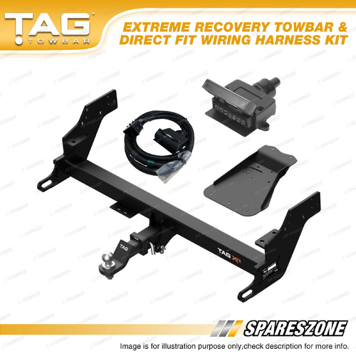 TAG Extreme Recovery Towbar & Direct Fit Wiring Kit for Kia Tasman TK 2.2L 25-On