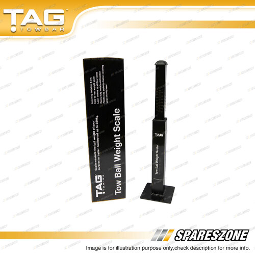 1 pc TAG Tow Ball Weight Scale - Heavy-Duty Square Metal Construction