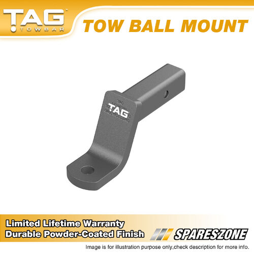 TAG Tow Ball Mount - Pin to Ball 220mm Long 2700kg Gross Trailer Weight
