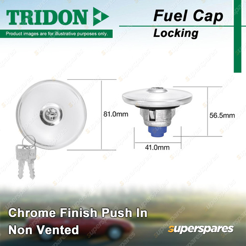 Tridon Locking Fuel Cap for Toyota Corolla KE10 KE20 KE30 - 50 KE55 KE70R