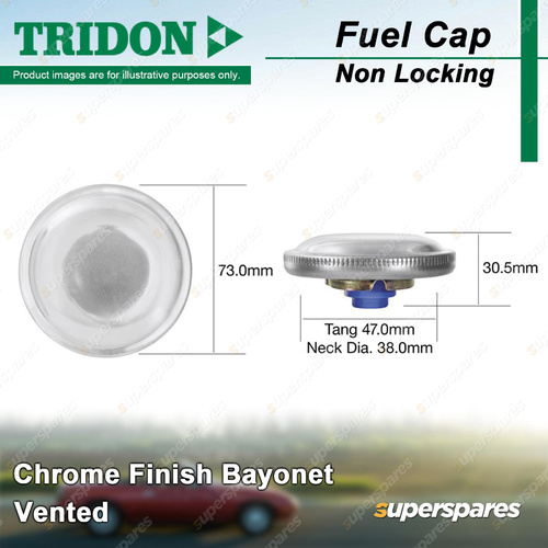 Tridon Vented Non Locking Fuel Cap for Toyota Corolla KE10 KE20 - 50 KE55 KE70R