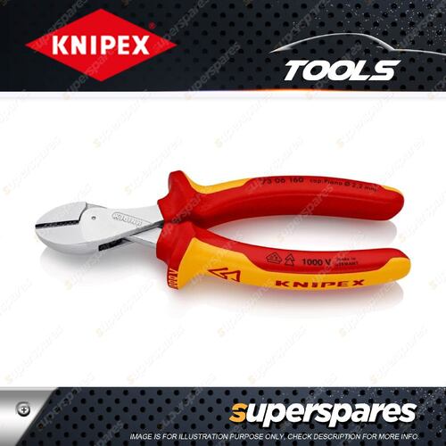 Knipex 1000V X-Cut Plier - 160mm Compact Diagonal Cutter High Lever Transmission