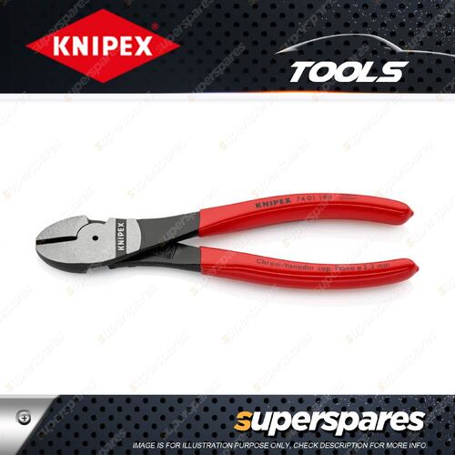 Knipex High Leverage Diagonal Cutter - Length 180mm with Plastic Coated Handles