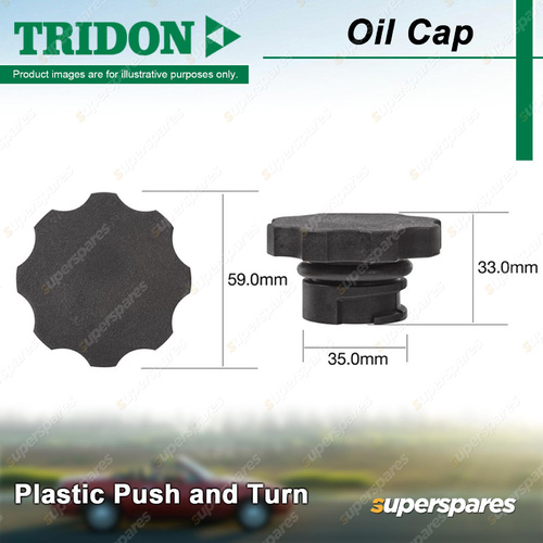 Tridon Oil Cap for BMW 740i F01 740Li F02 X1 E84 X3 X5 E70 X6 E71 Z4 E85 E89