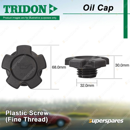 Tridon Oil Cap for Nissan 180B 200B 240 260 280 Series Bluebird Caball Cefiro