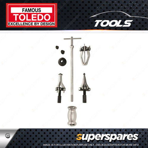 Toledo Slide Hammer Gear Bearing Puller Kit Mechanical - 3 Jaw 340mm Max