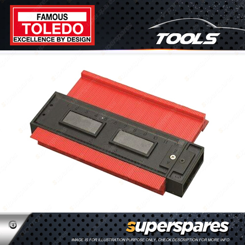 1 pc of Toledo Profile Gauge with 2 Magnets - 125mm Overall Length