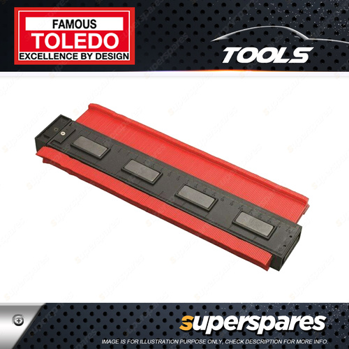 1 pc of Toledo Profile Gauge with 4 Magnets - 260mm Overall Length