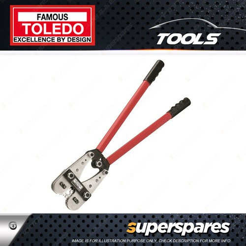 Toledo Heavy Duty Cable Lug Crimper - 650 Length Crimp Range 10-120