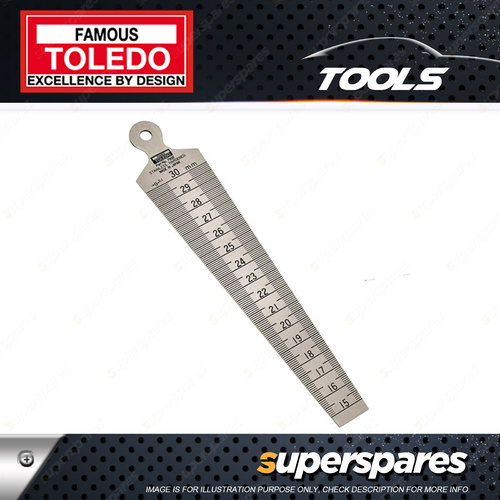 1 pc of Toledo Taper Gauge Size of 15mm - 30mm - With Hanger Hole