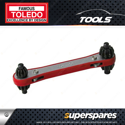 Toledo Master Chuck Key - 4 in 1 Master Ratcheting Fits most major brands