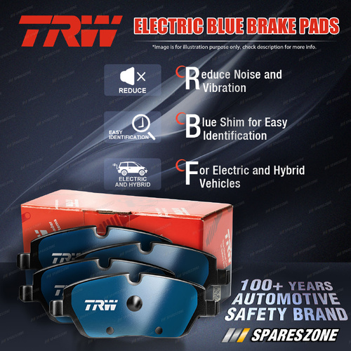 4x Front TRW Electric Blue Brake Pads for BYD Sealion 6 1.5 Plug-in Hybrid 24-On