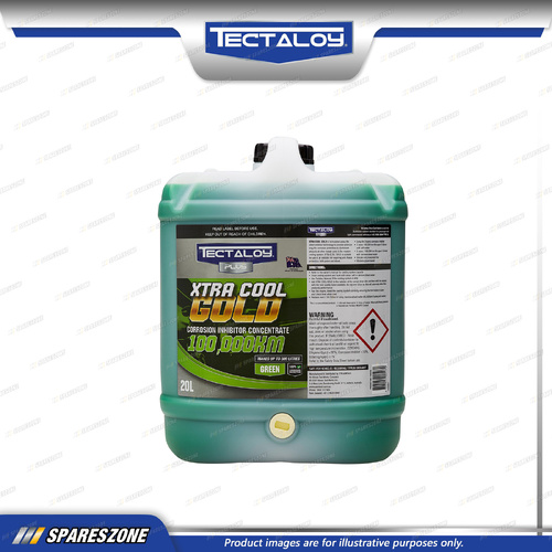 Tectaloy Xtra Cool Gold Coolant Concentrate Green 20L - Inhibitor Technology