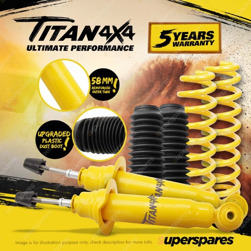 Front Titan Shock Absorbers Standard Springs for Volkswagen Amarok NF 6Cyl 3.0TD