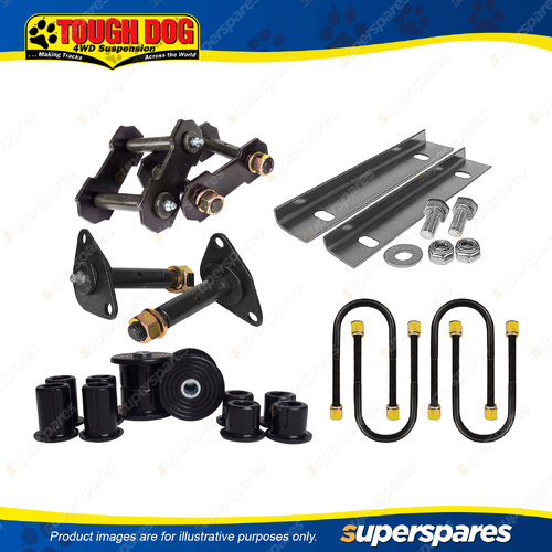 Rear Tough Dog Leaf Spring Fitment Kit for Isuzu D-Max RG Excludes Blade 20-On