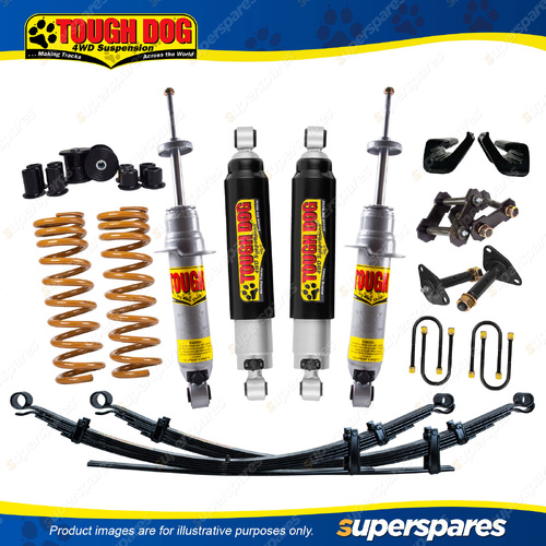 40mm Lift Kit 40mm Adjustable Shocks Coil Leaf for Nissan Navara D27 25-ON