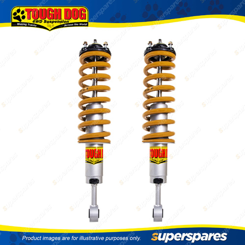 2x Front 50mm Lift 45mm ADJ HD Complete Struts for Toyota Landcruiser 300 Series