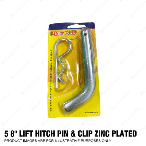 Hitch Pin 16MM 5/8" Lift Tow Bar Tongue Trailer Ball Mount Camper ZINC Plated