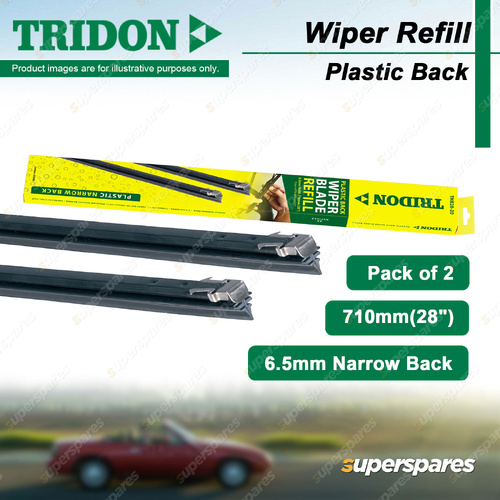 Tridon Plastic Back Wiper Refills Length 710mm - Narrow Back Pack of 20
