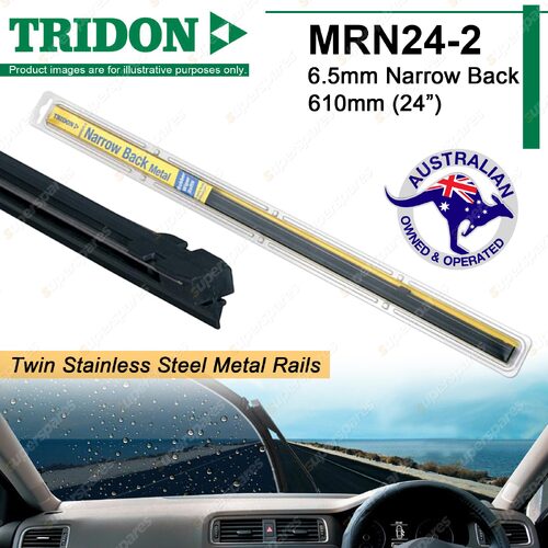 Pair Tridon Metal Rail Wiper Refills 24" for Range Rover Land Rover 1994-2002